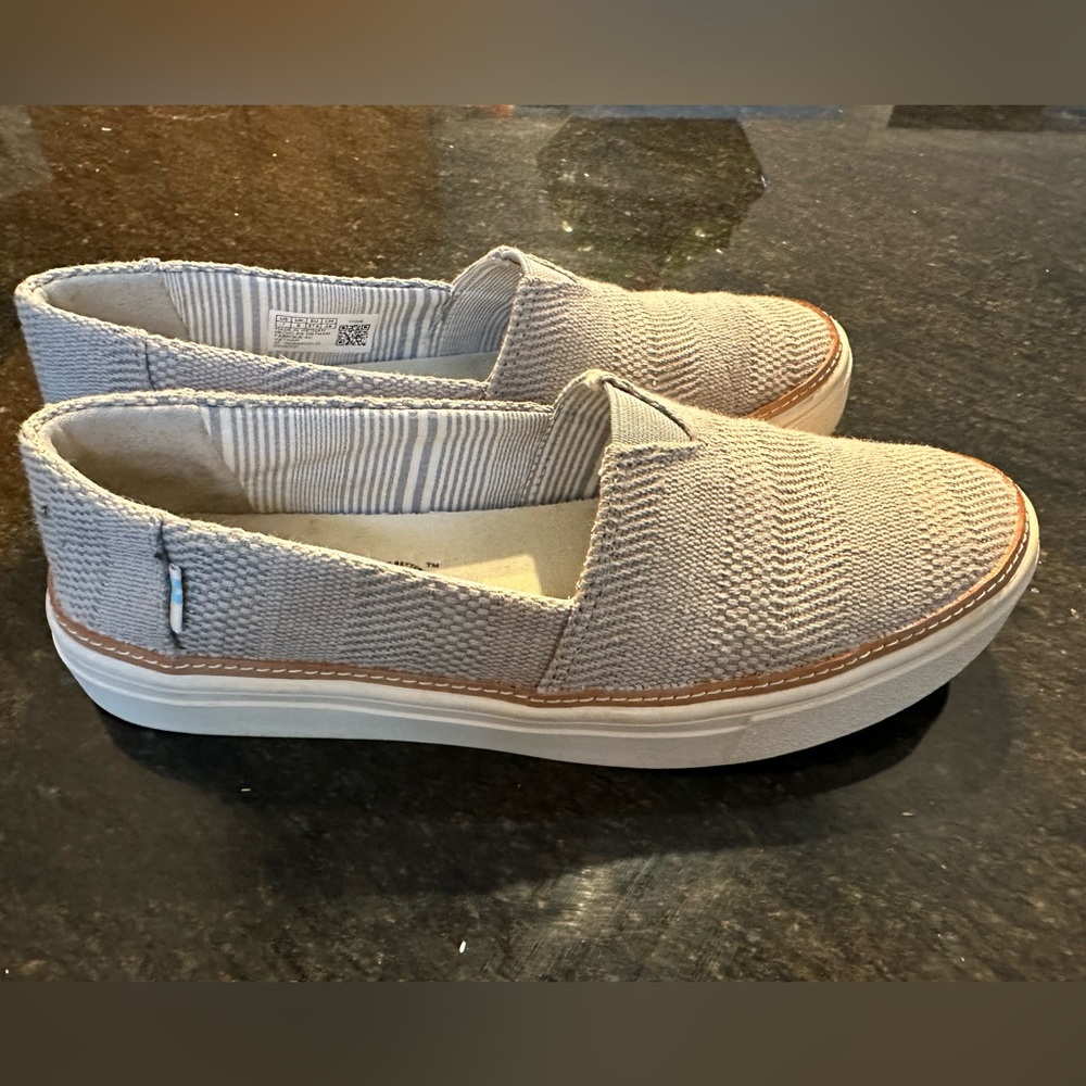 Toms Parker slip ons - gray
